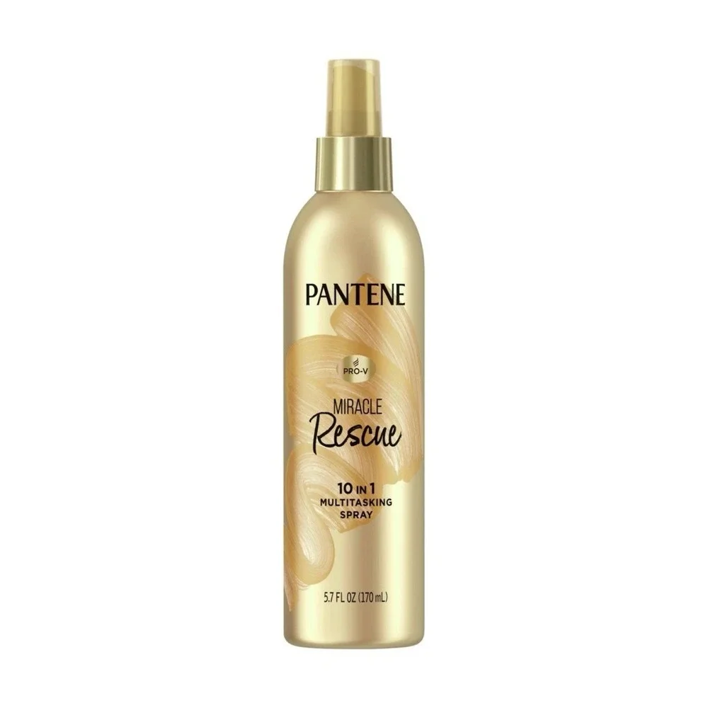 ✅Pantene Miracle Rescue 10 in 1 Multitasking Leave in Spray Conditioner, 5.7 Oz
